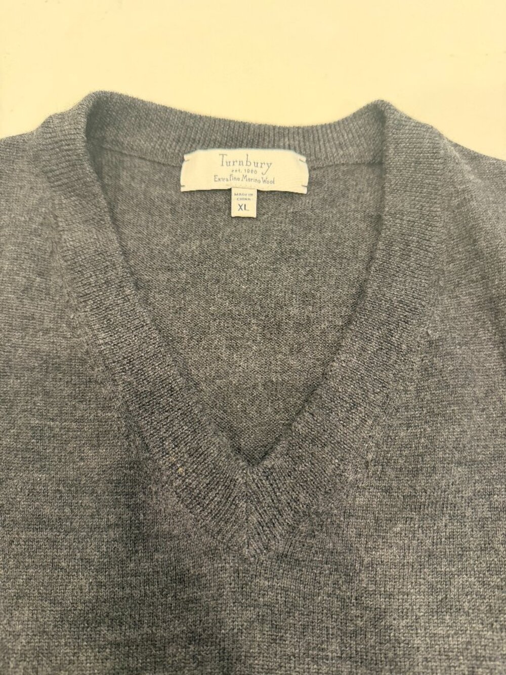 XL Turnbury Merino Wool Sweater Vest